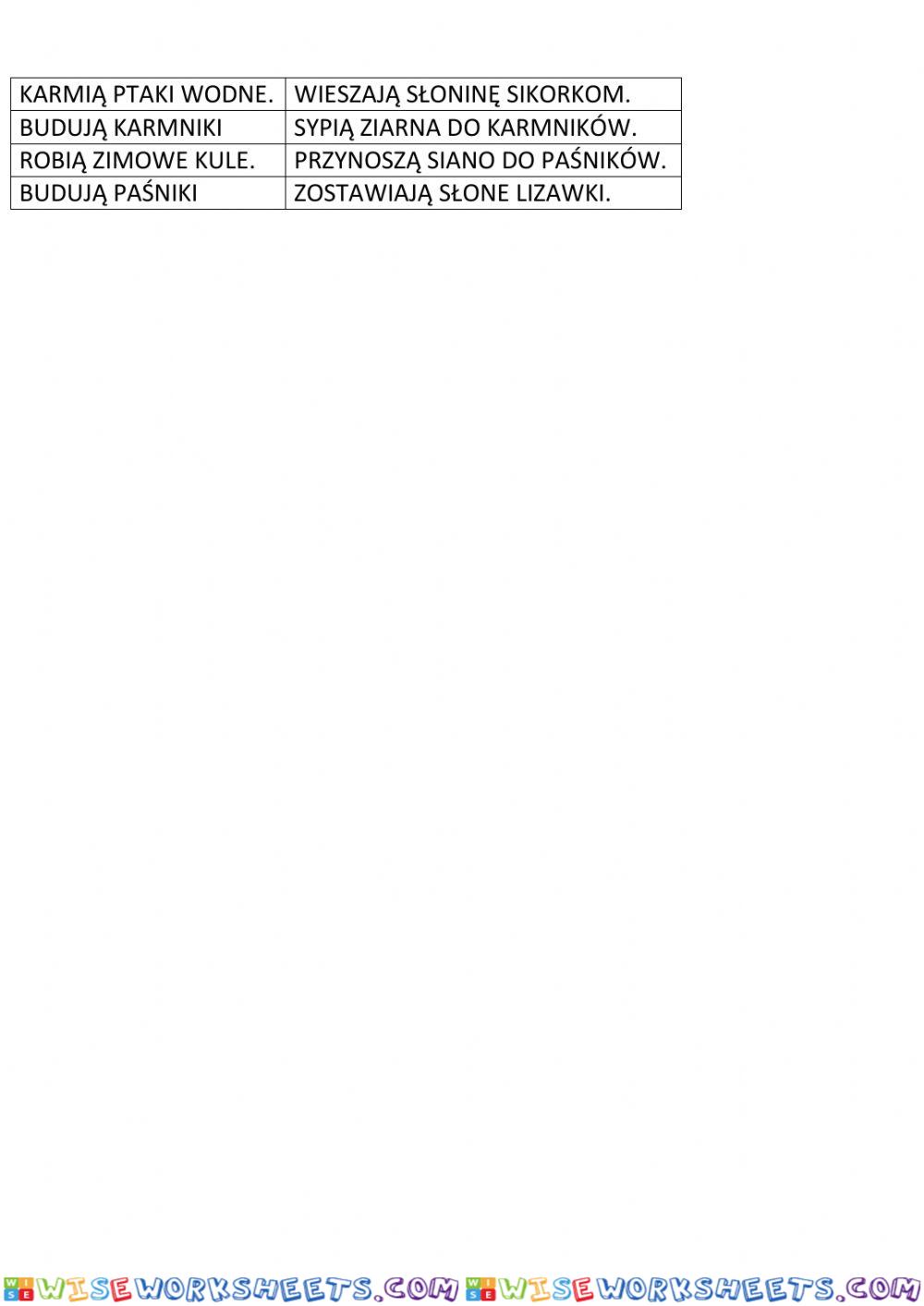 worksheet