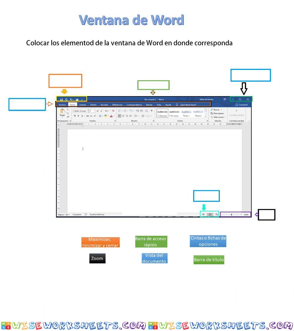 Elementos de Word