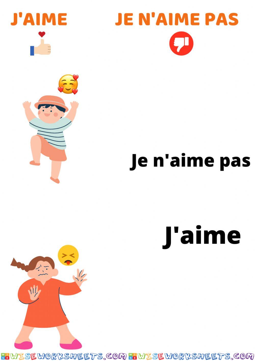 Exprimer ses gouts