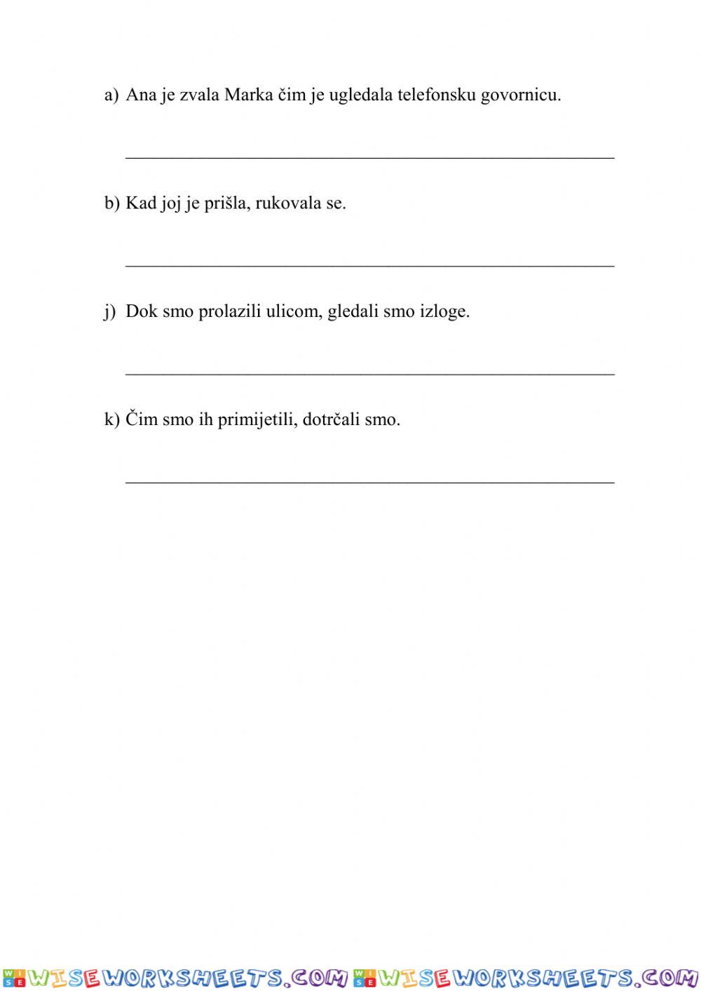 worksheet