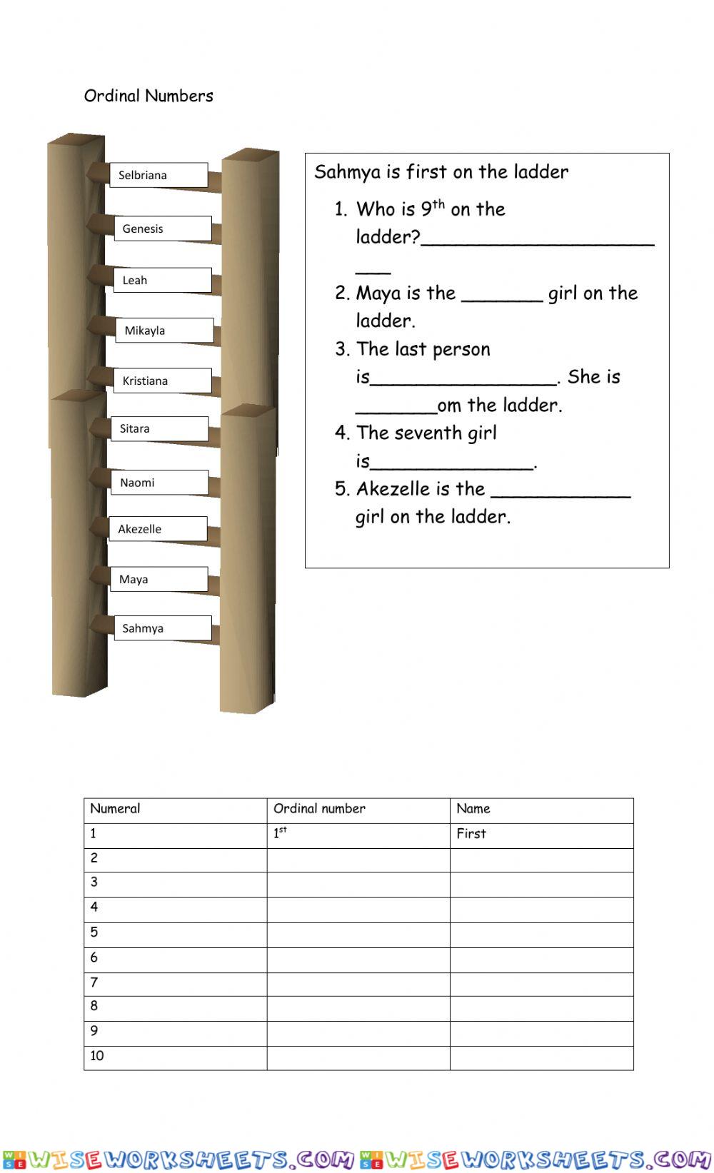 worksheet