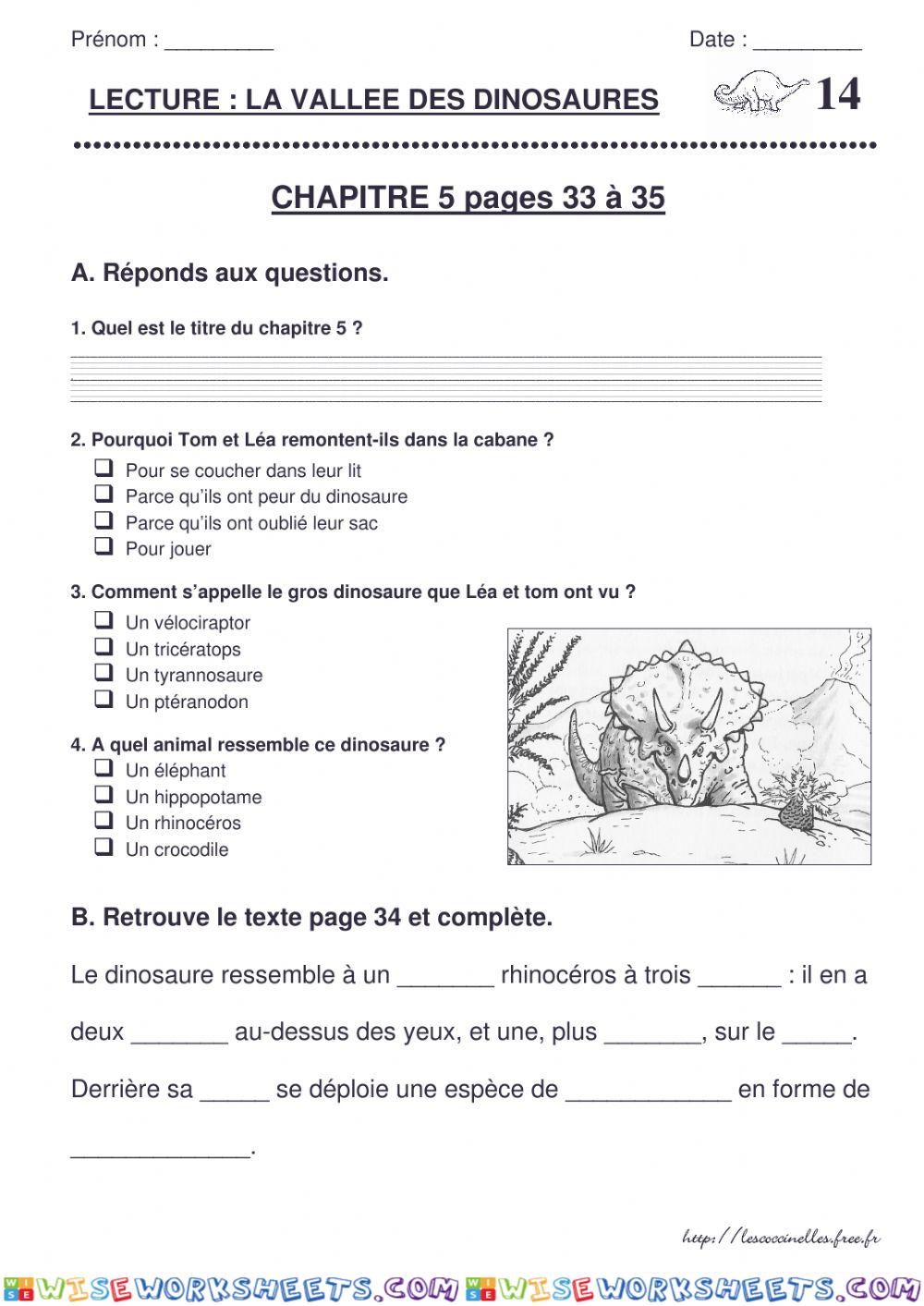 Chapitre 5 - La vallée des dinosaures