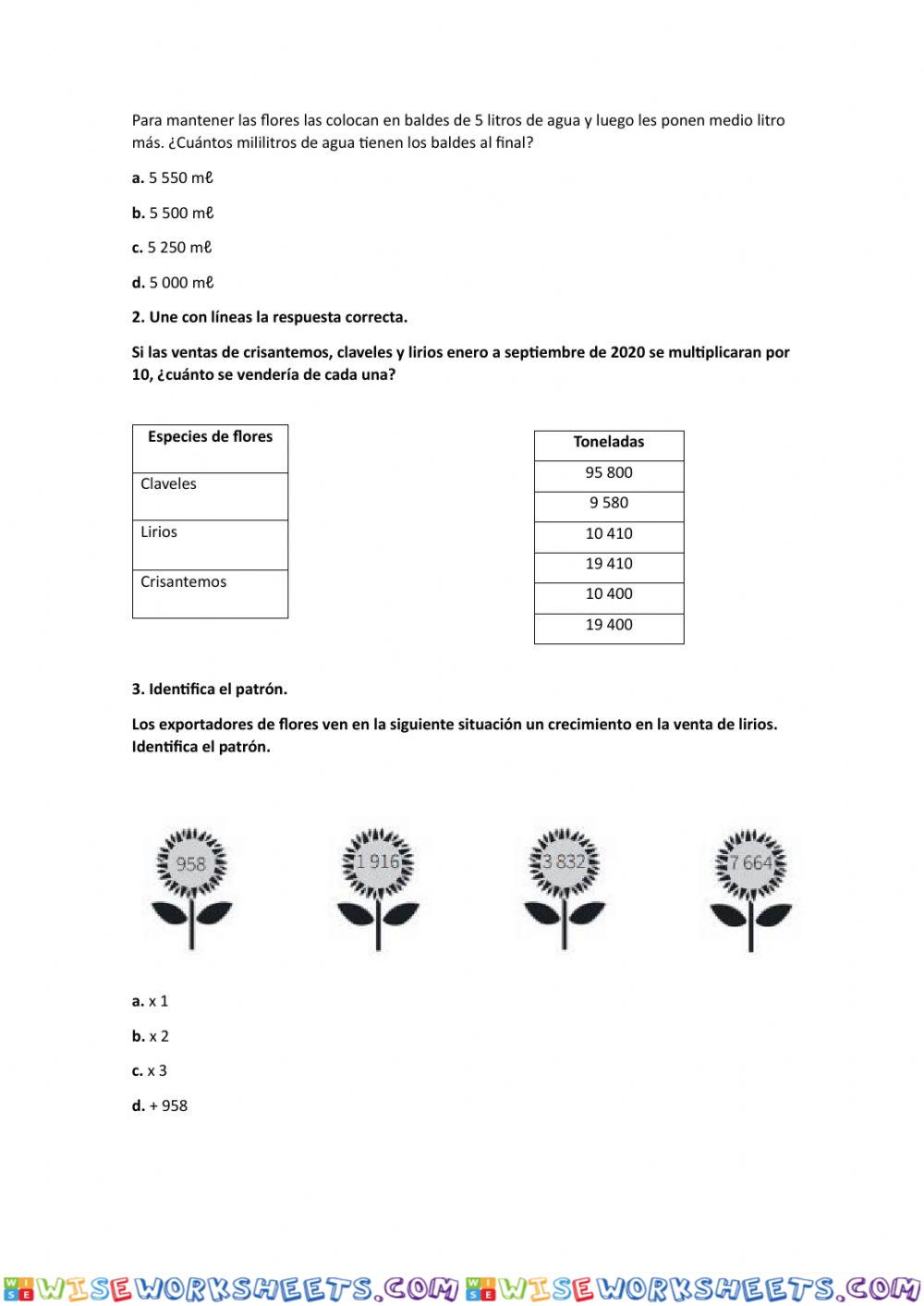 worksheet