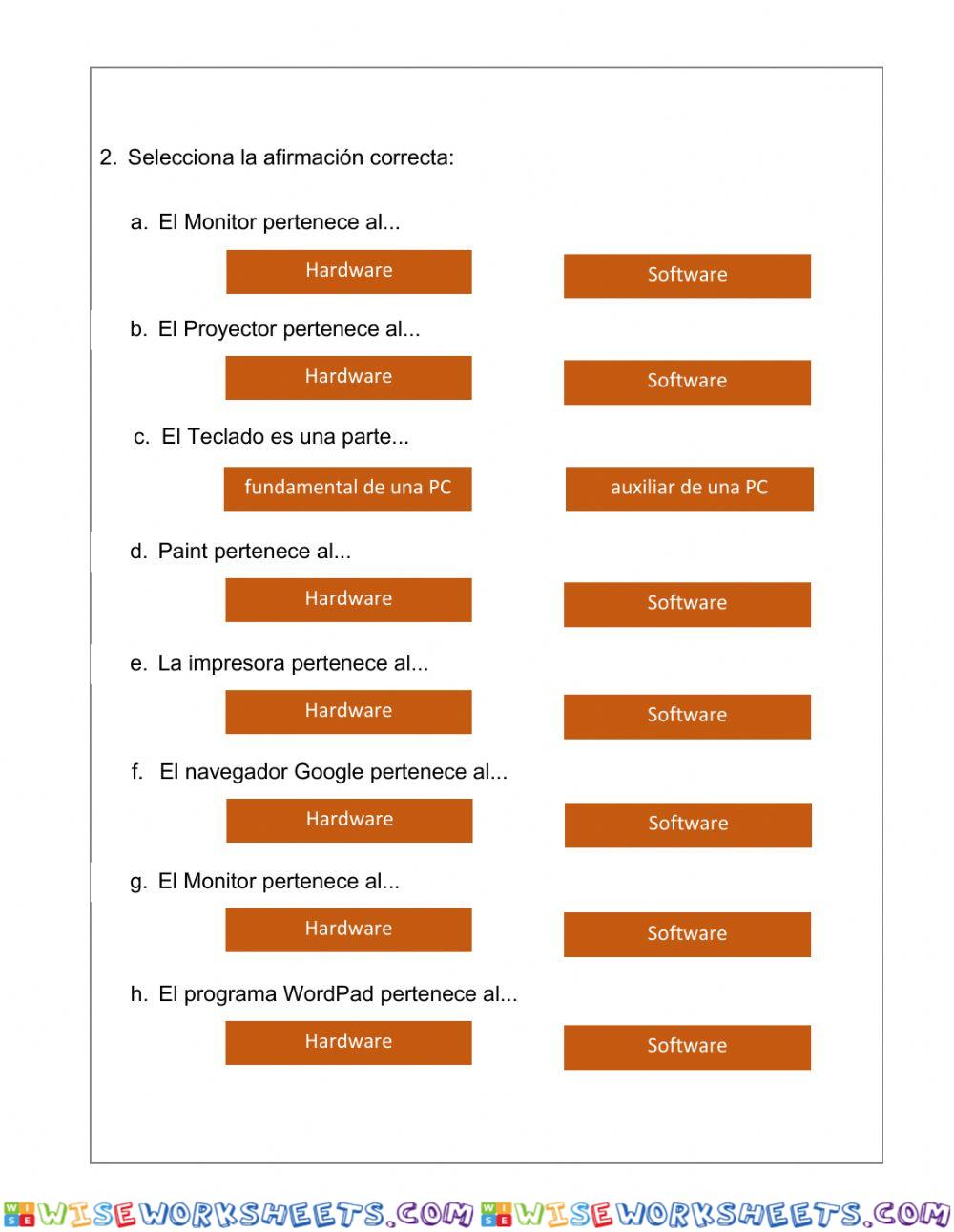 worksheet