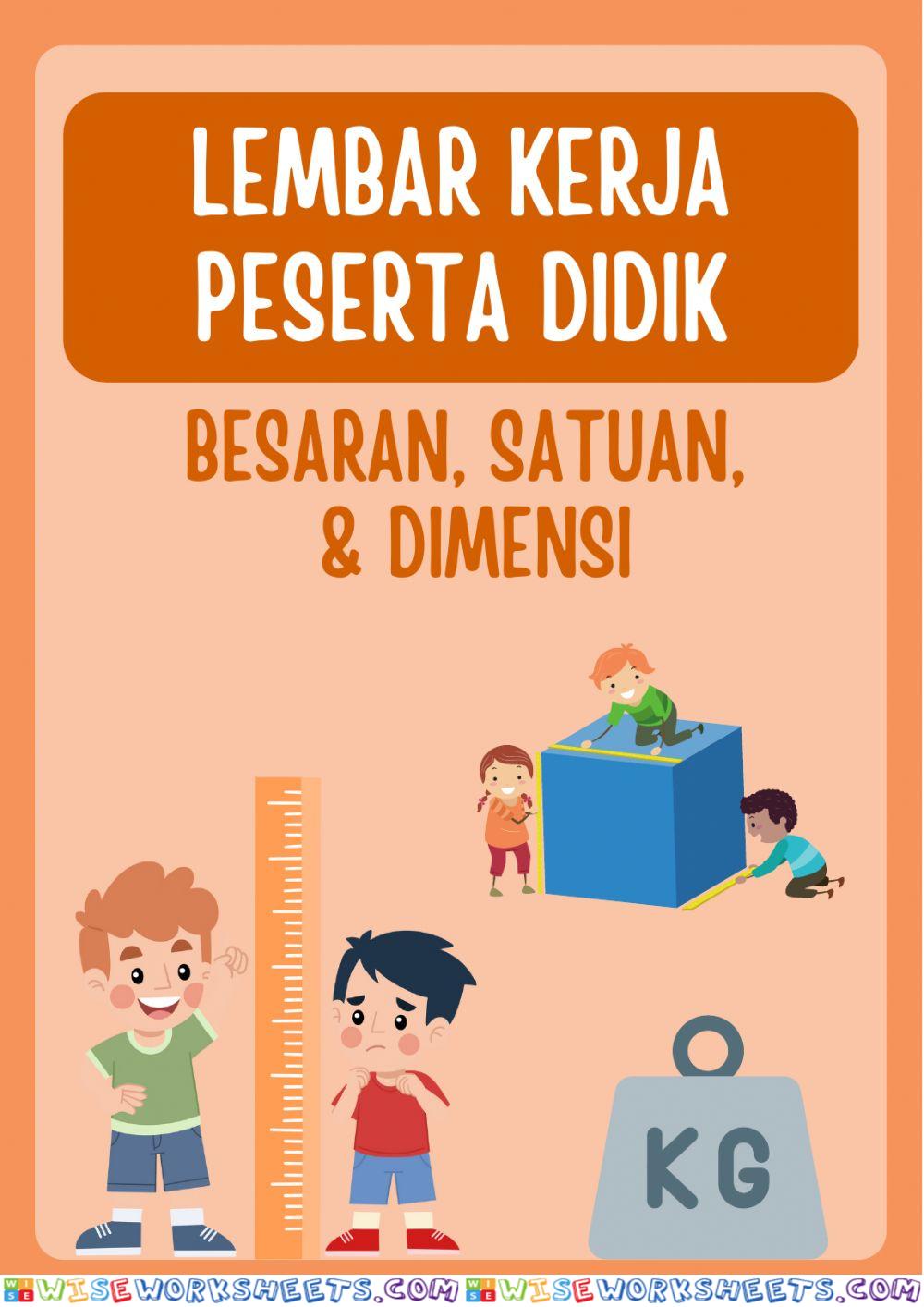 Besaran, satuan, dan dimensi