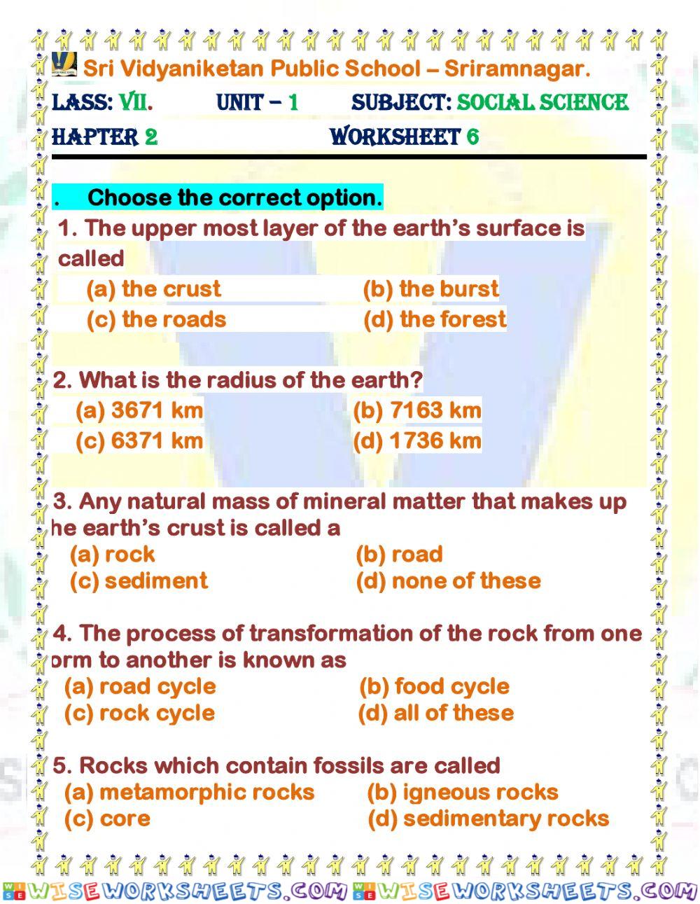 worksheet