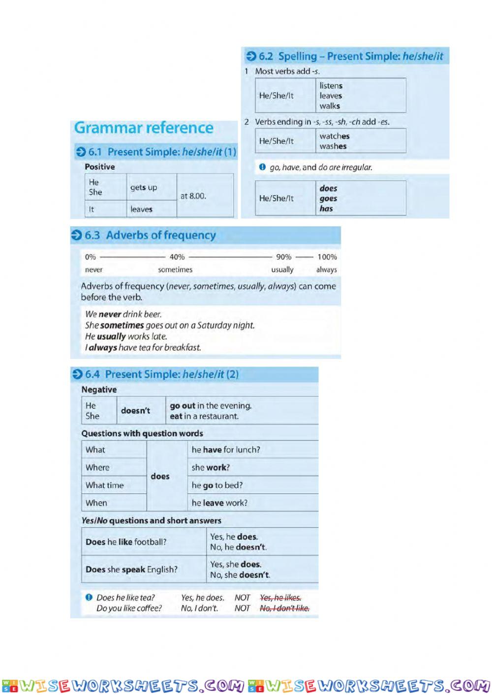 worksheet