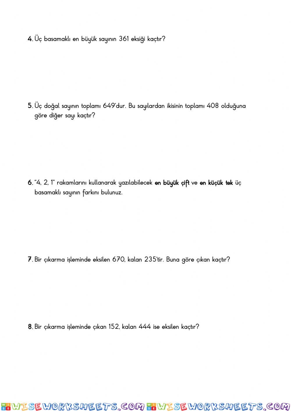 worksheet