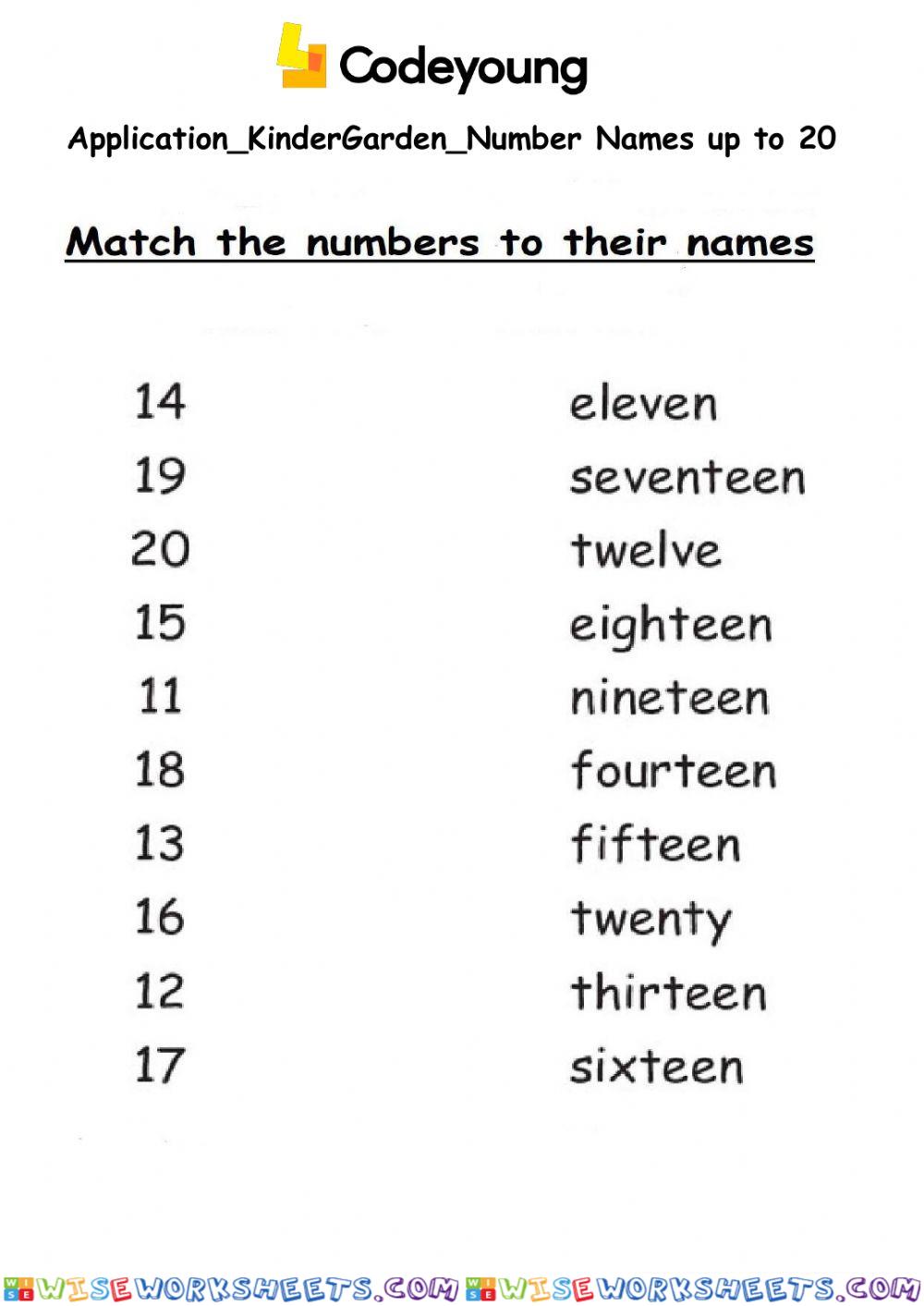 Number names
