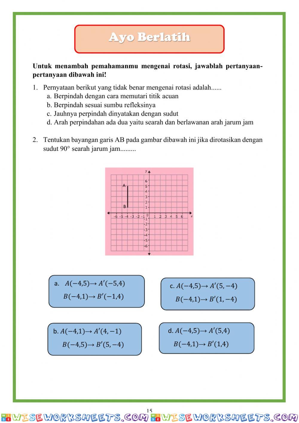 worksheet