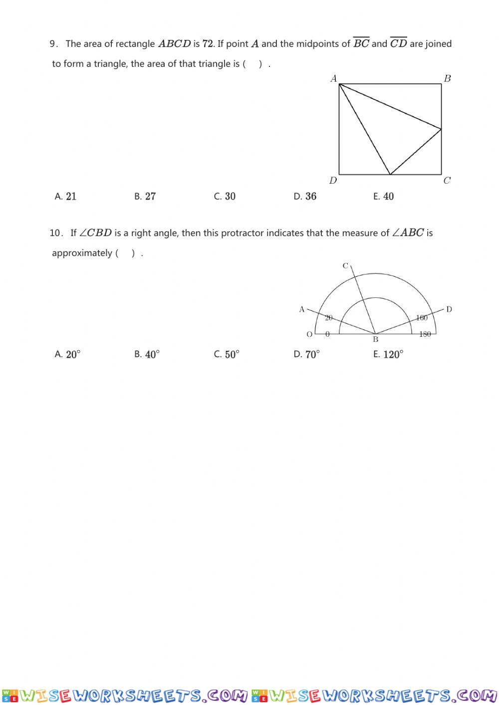 worksheet