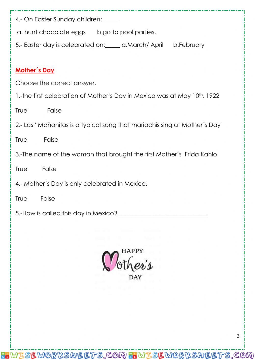 worksheet