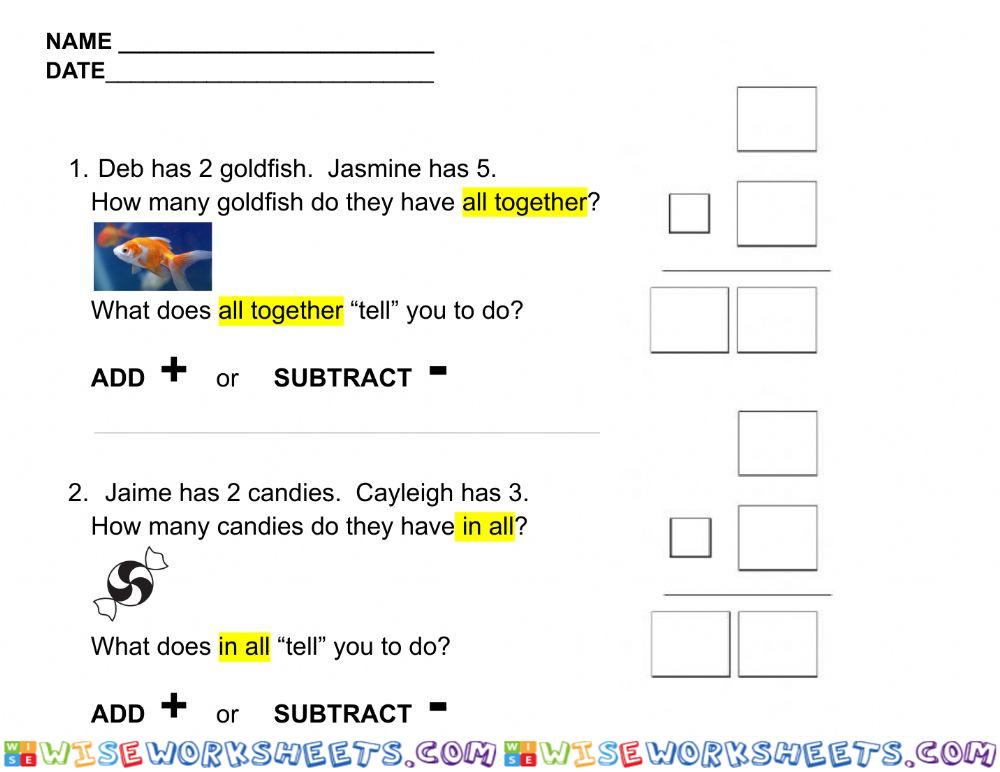 Word Problems 1