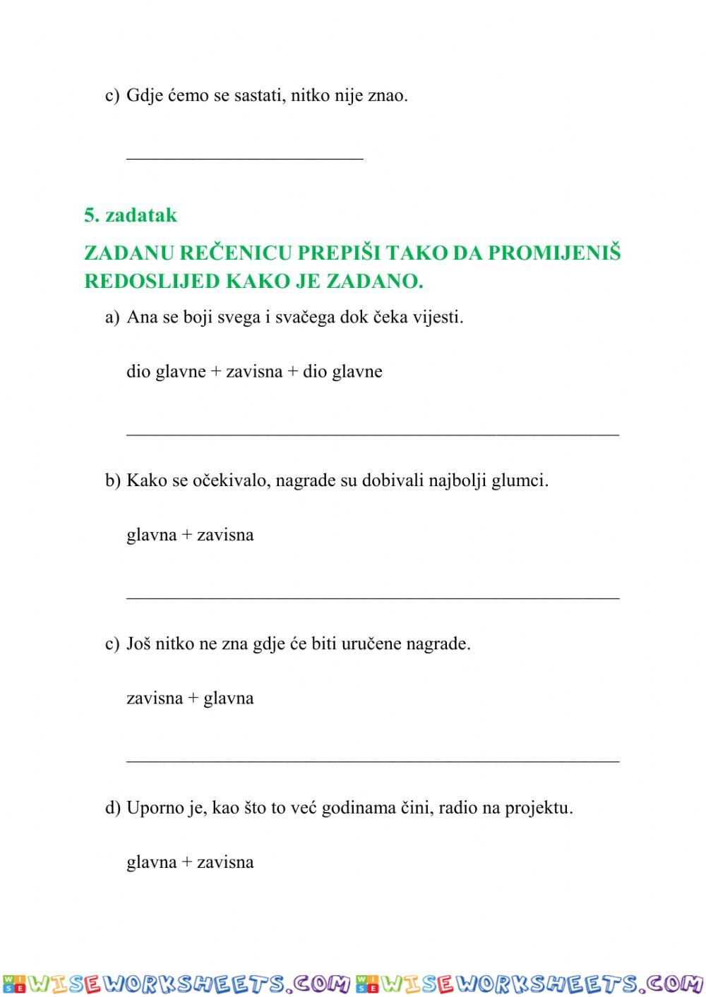 worksheet