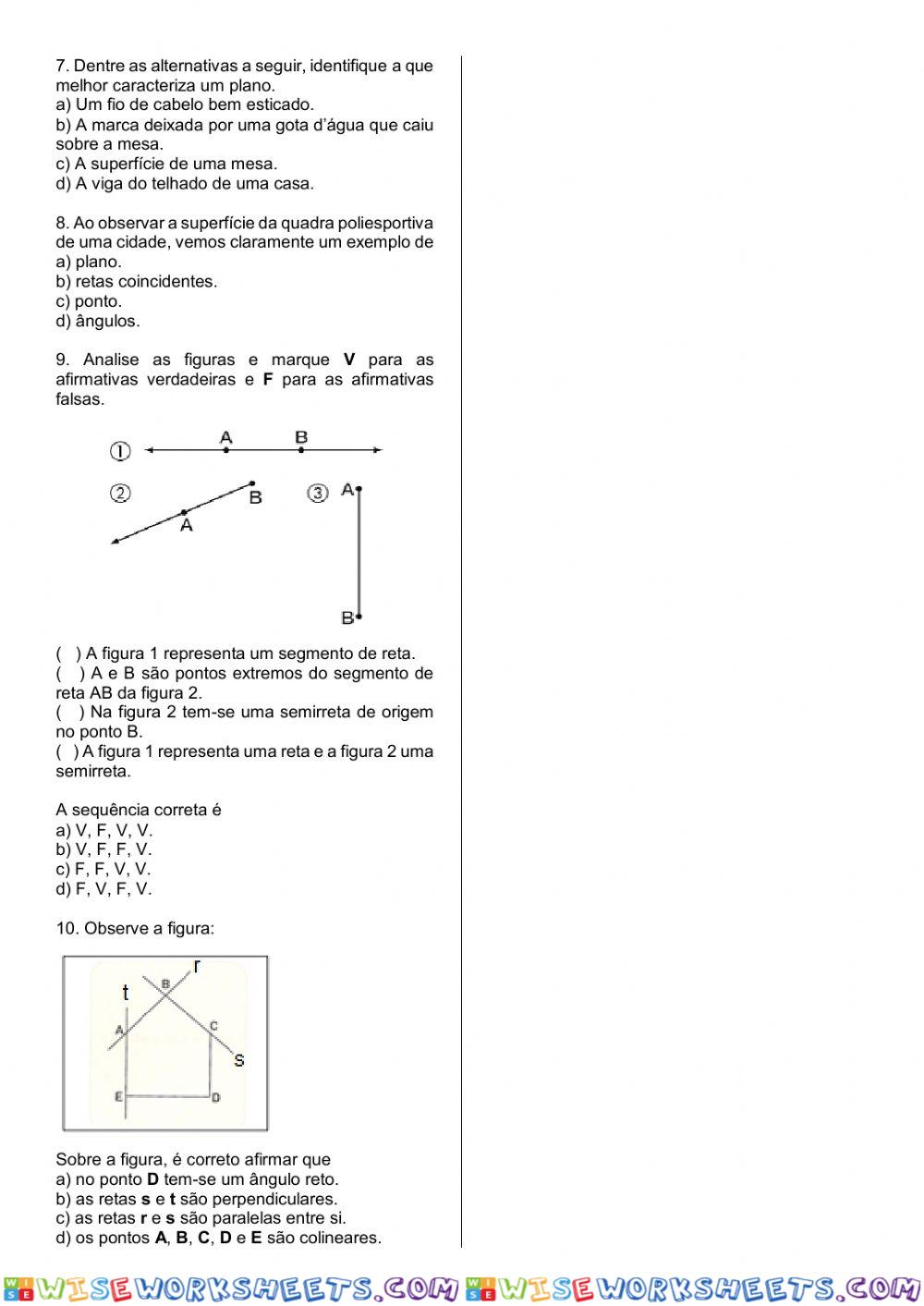 worksheet