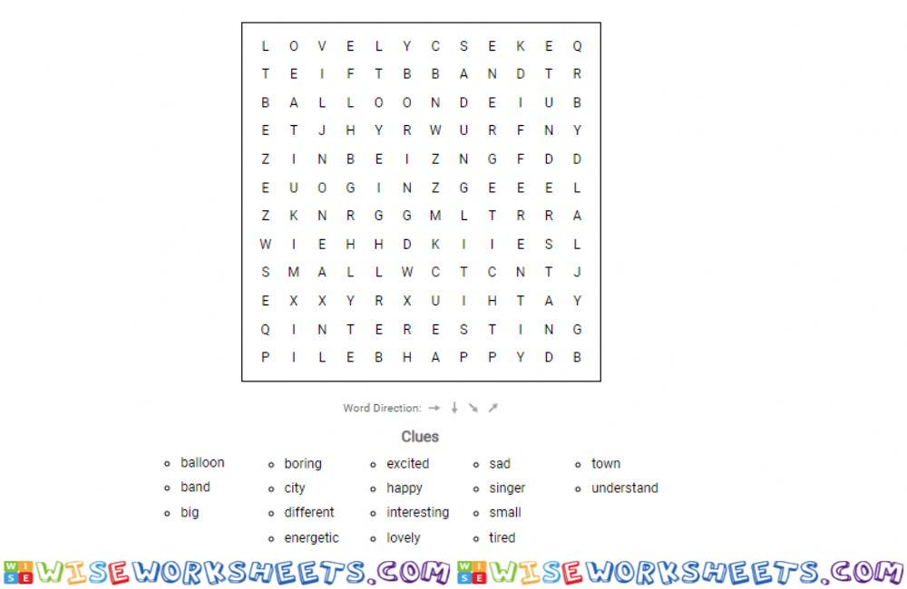 Vocabulary revision beginner 3