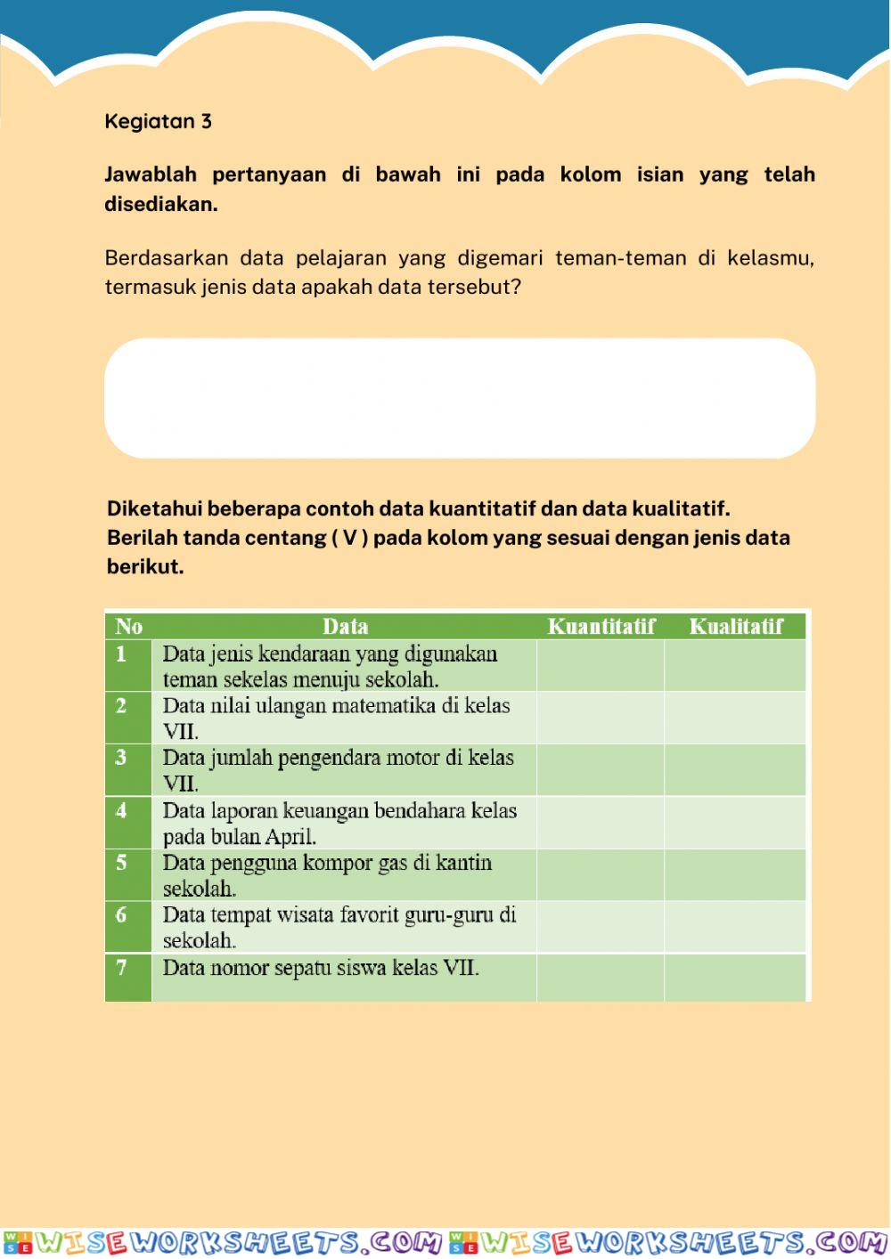 worksheet