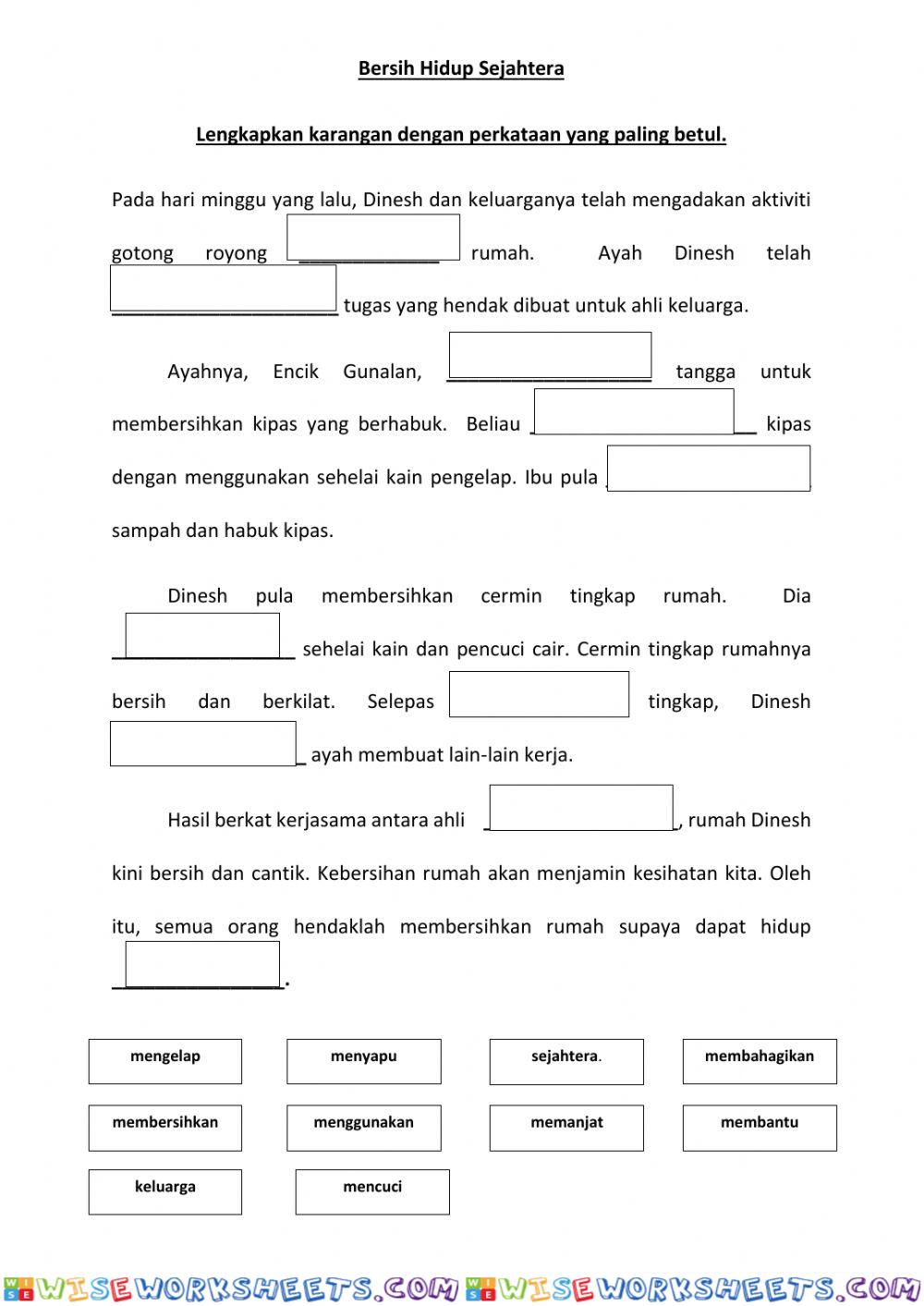 Bahasa Melayu Tahun 4