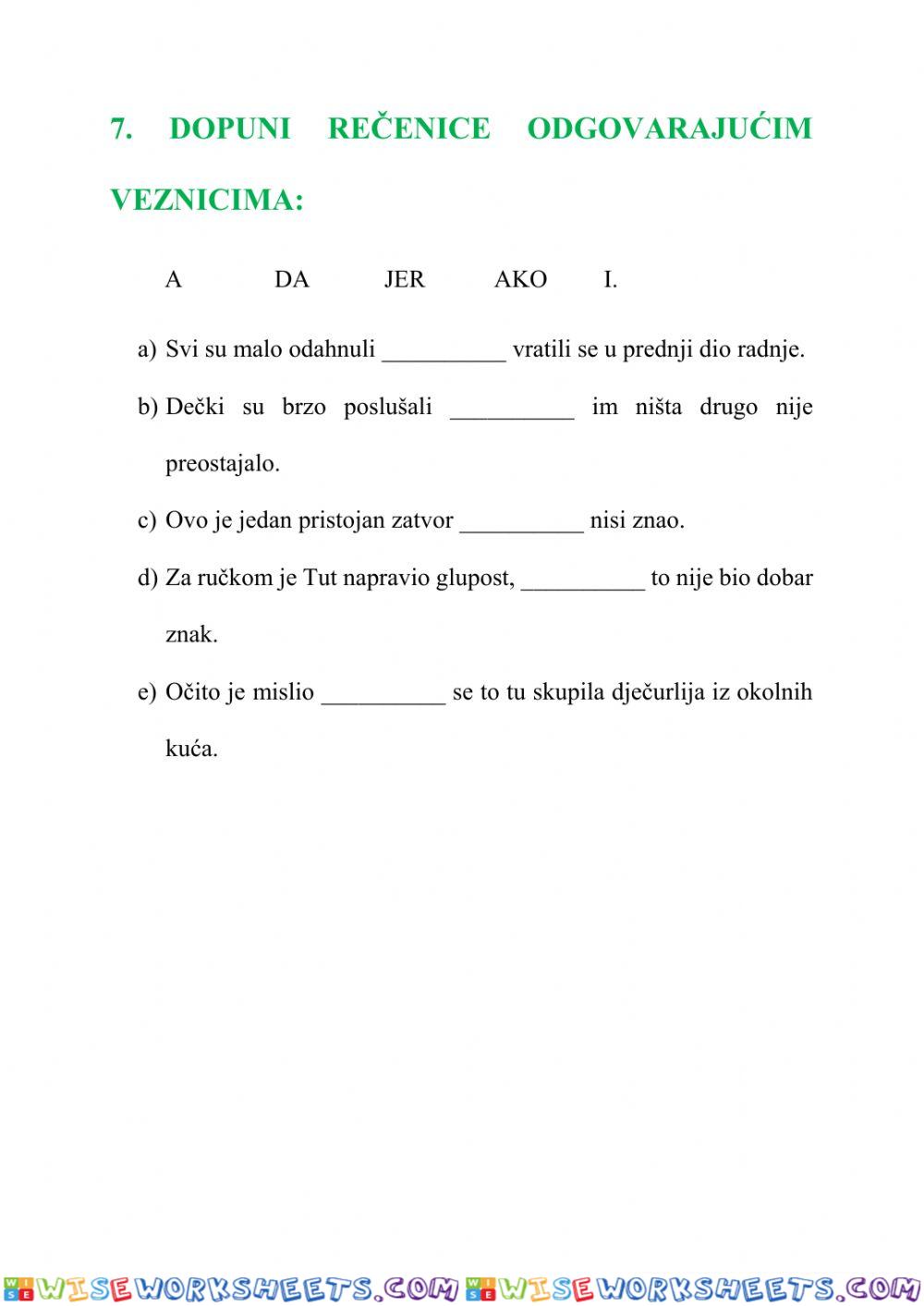 worksheet