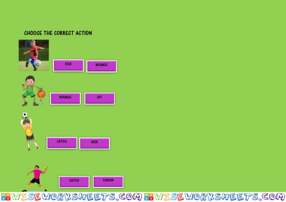 Sport actions