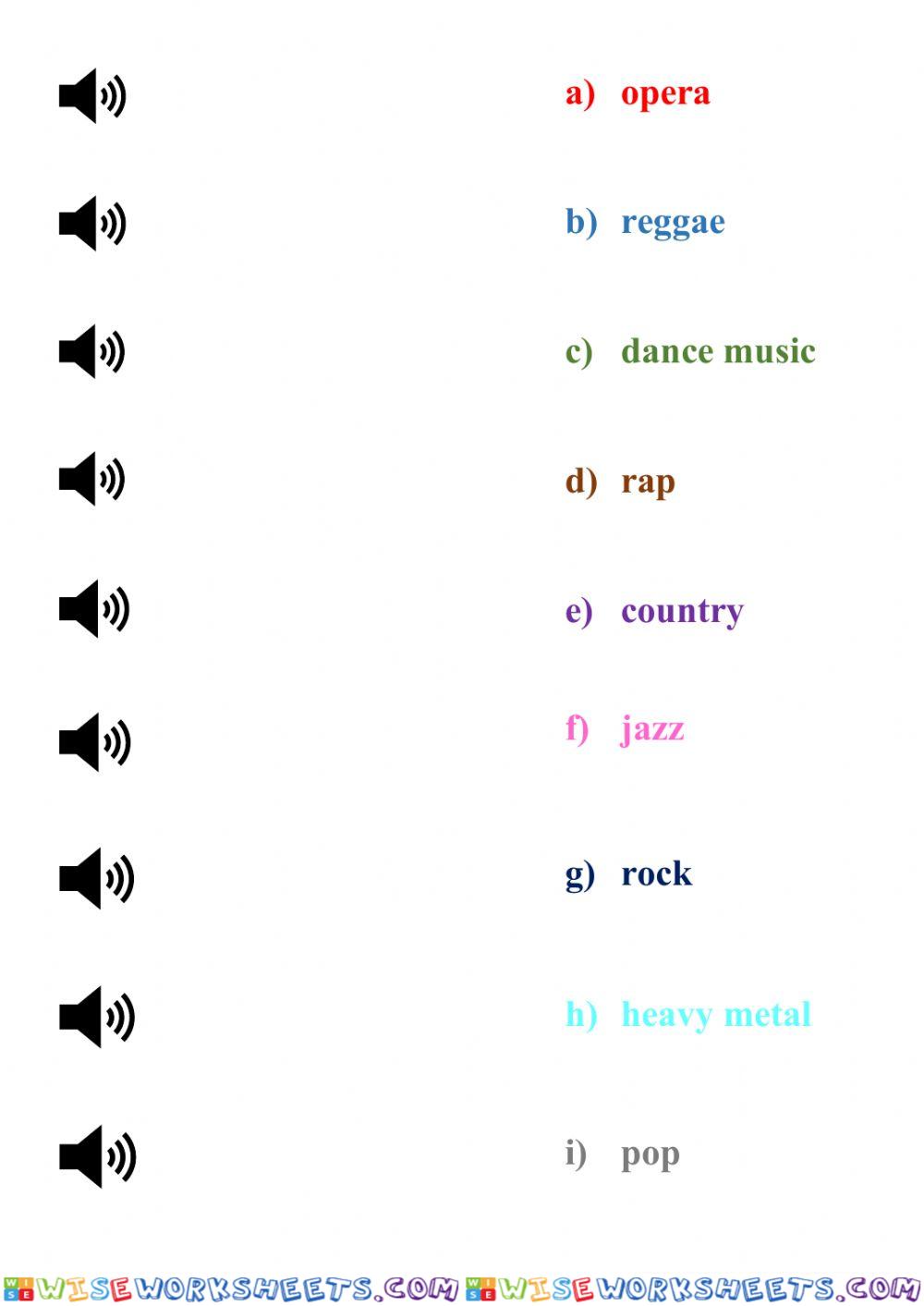 Types of music