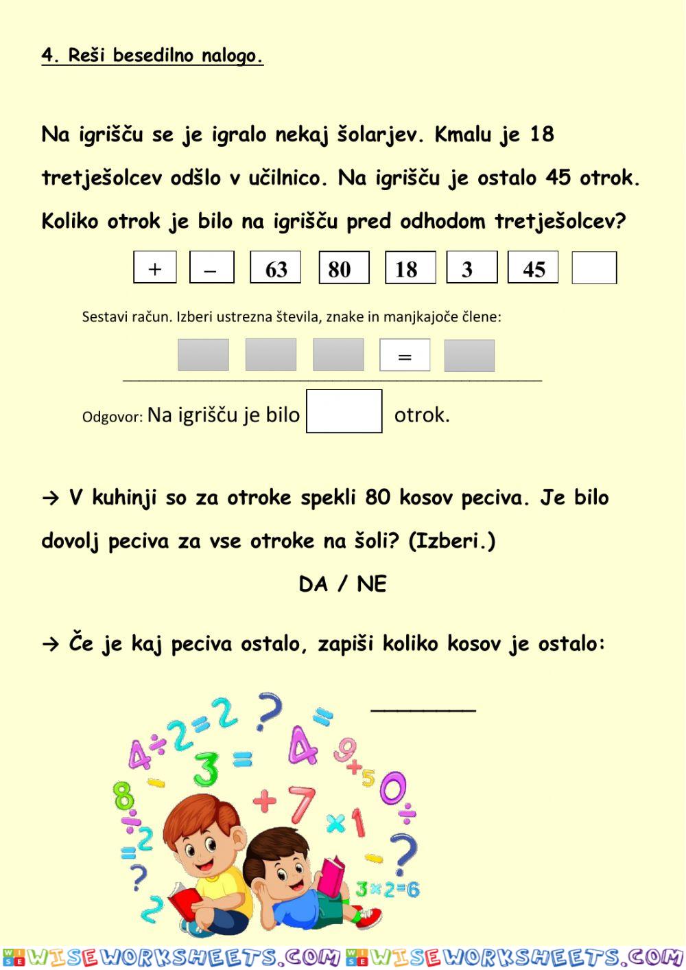 worksheet