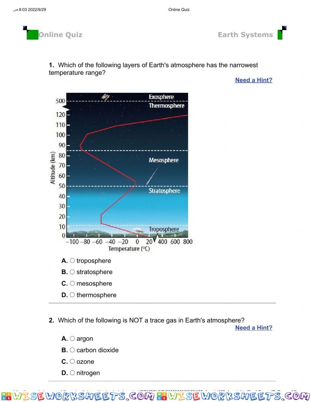 Earth systems