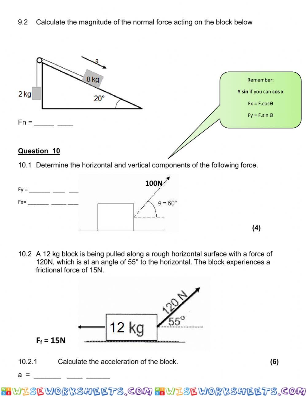 worksheet