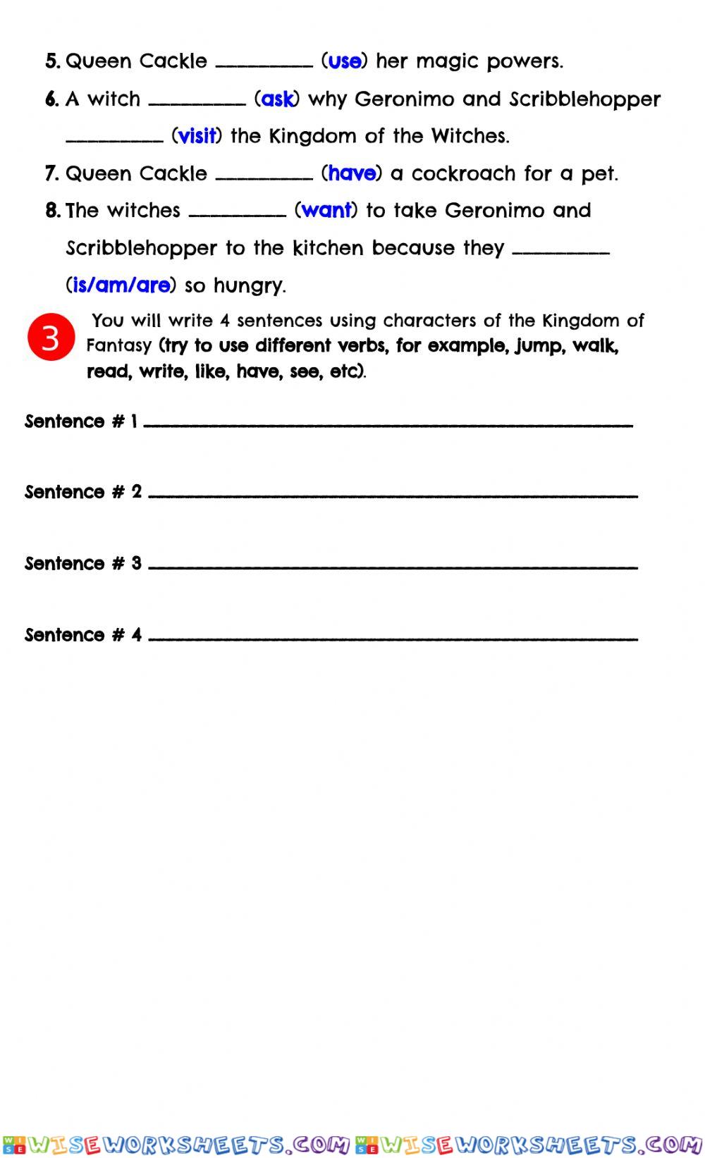 worksheet