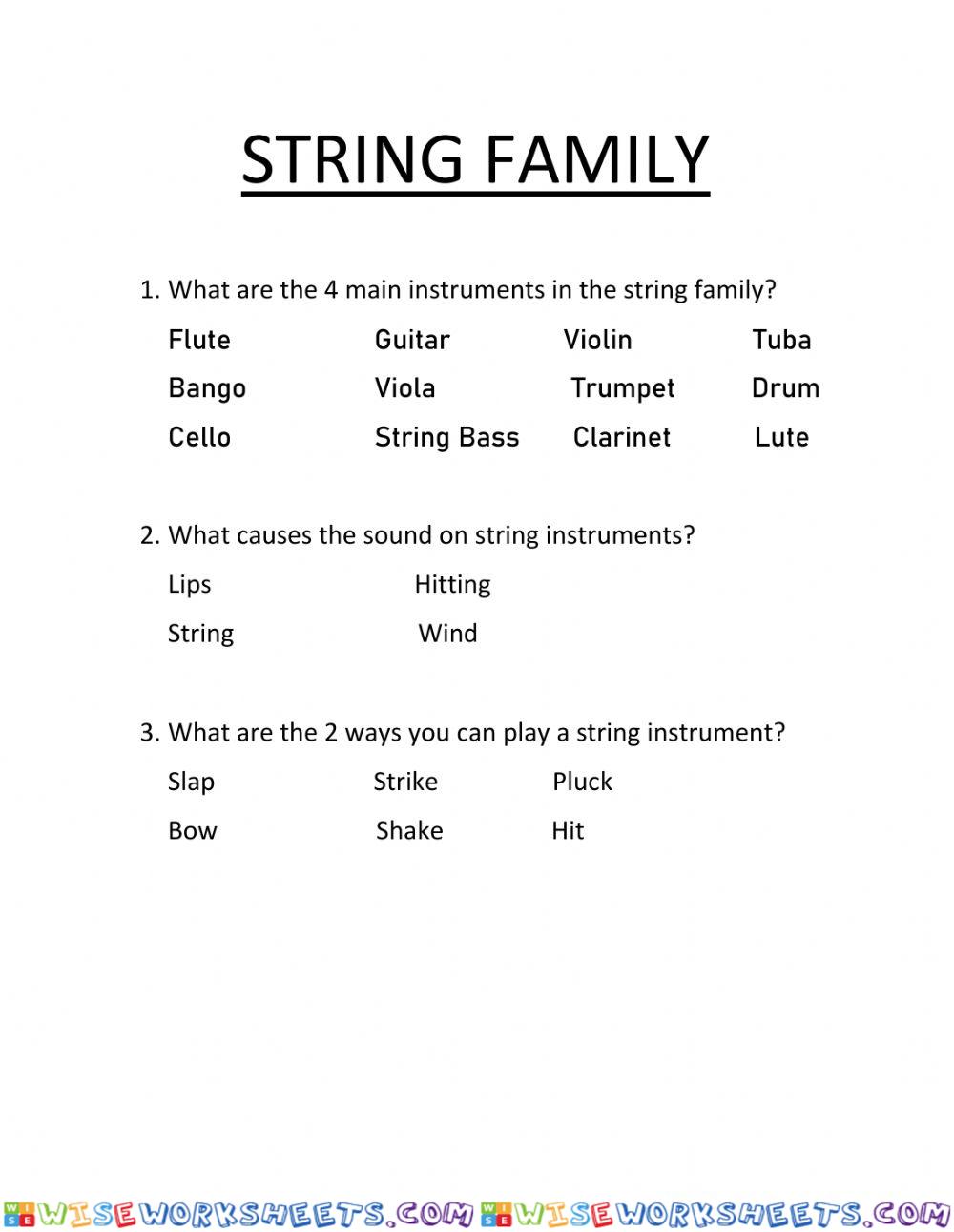 String family