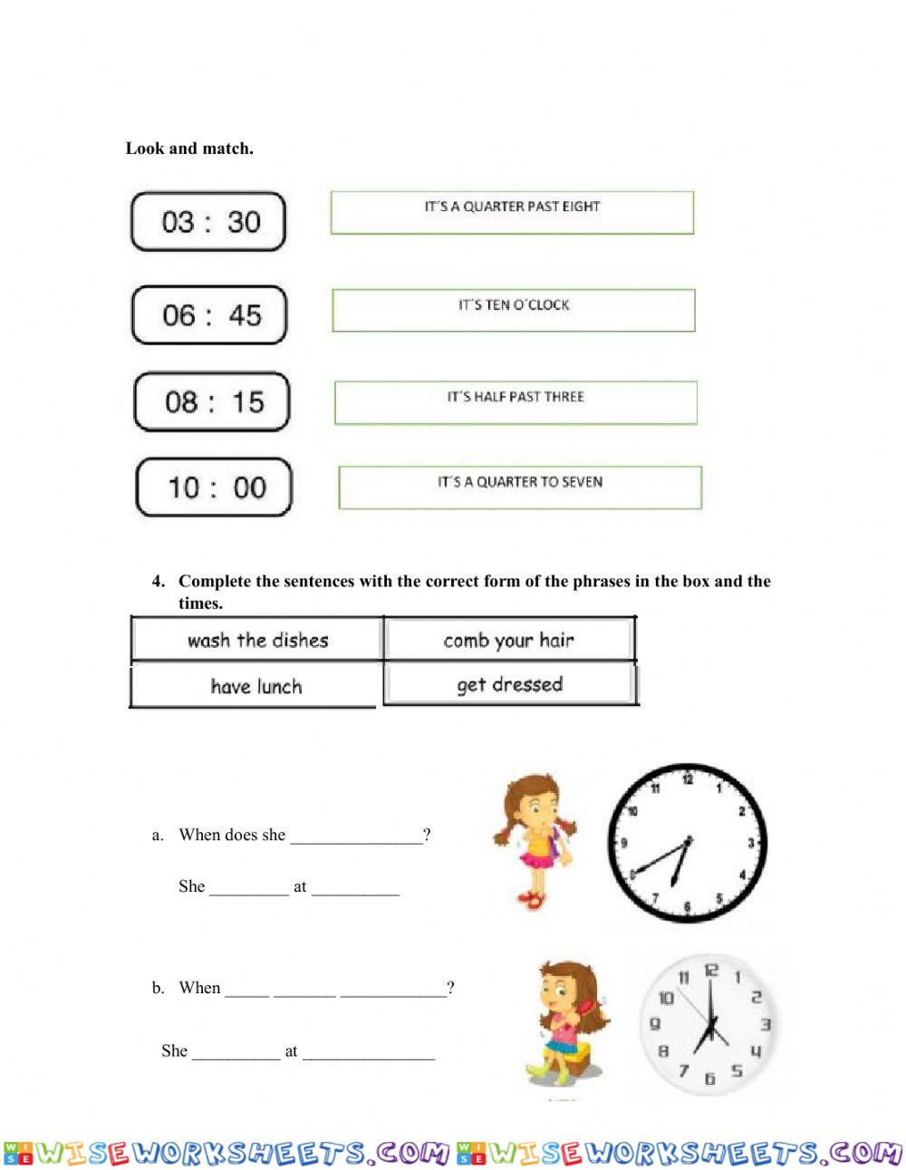 worksheet