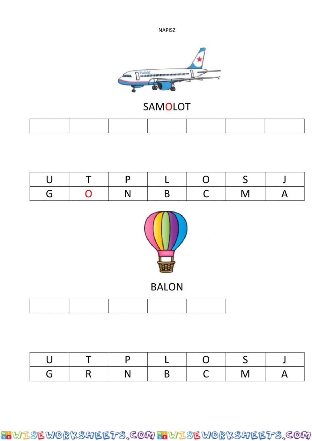 worksheet