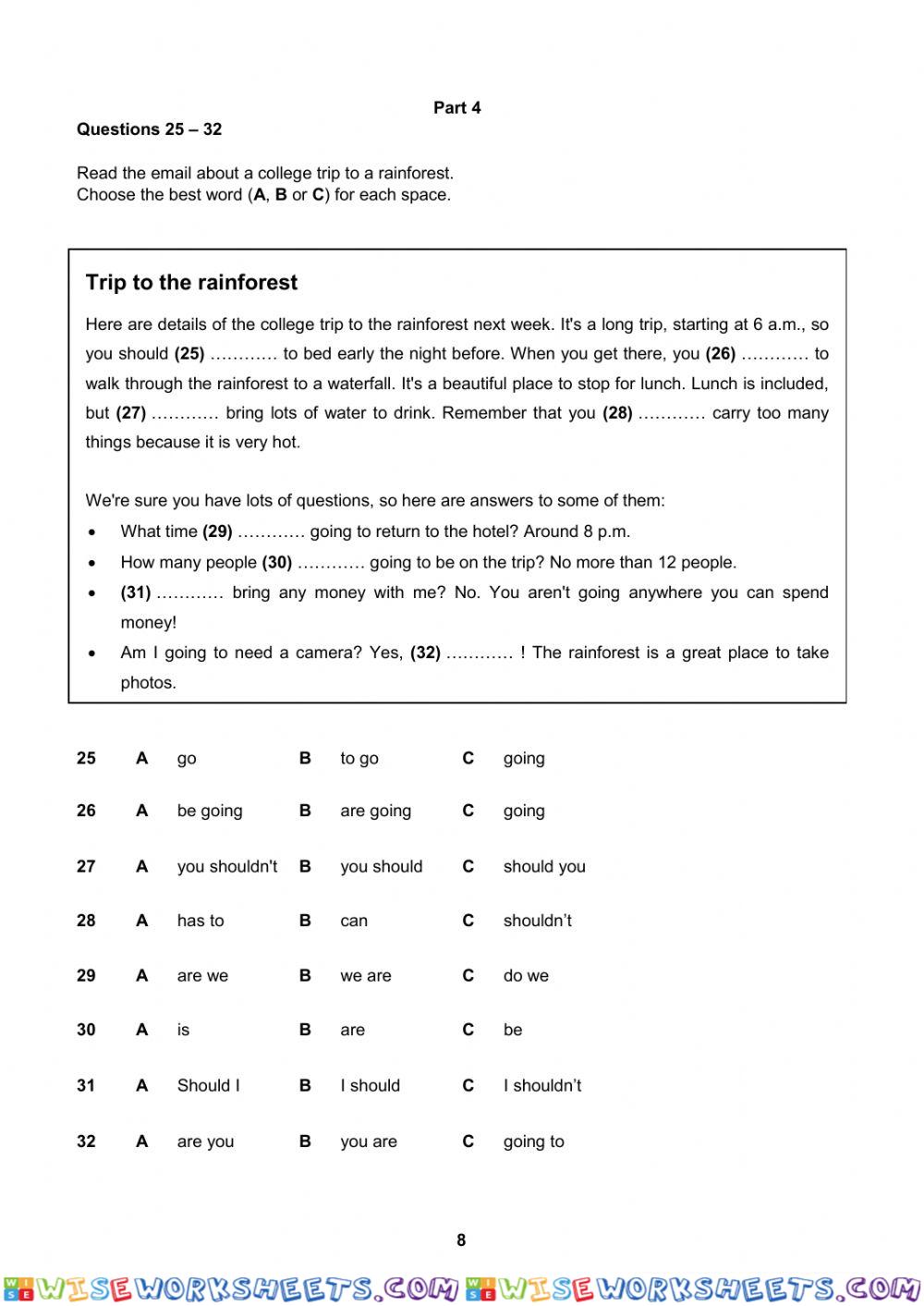 worksheet