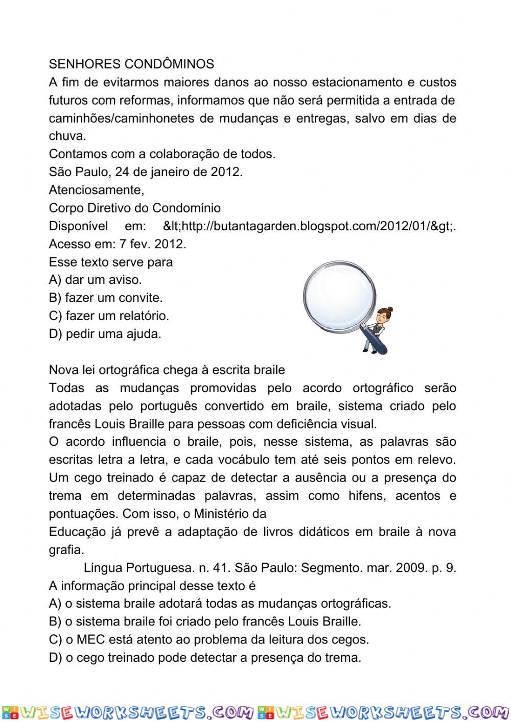 worksheet