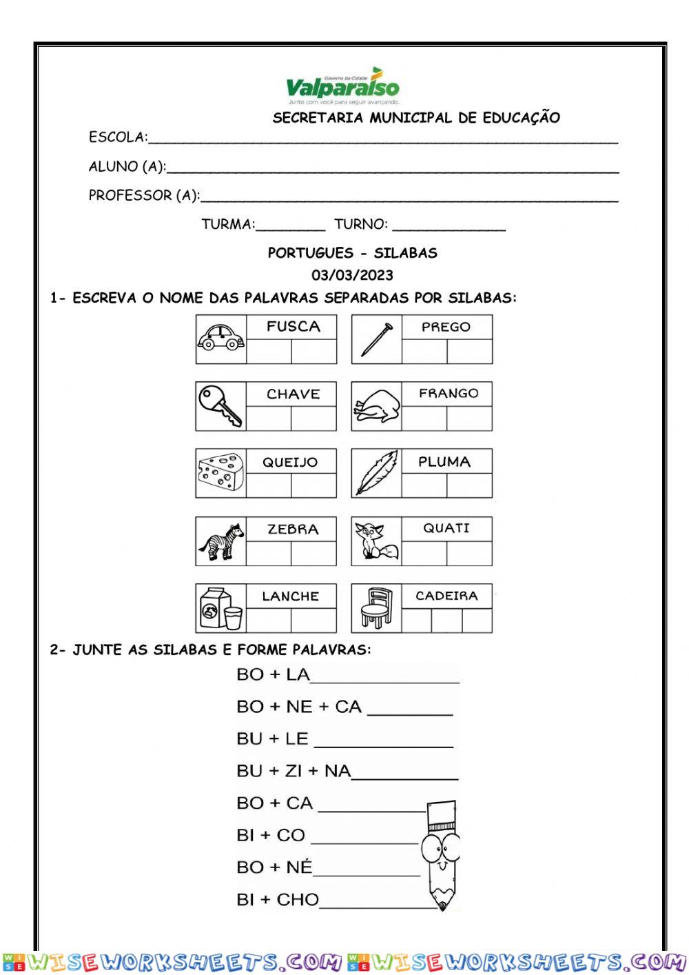 03 de março