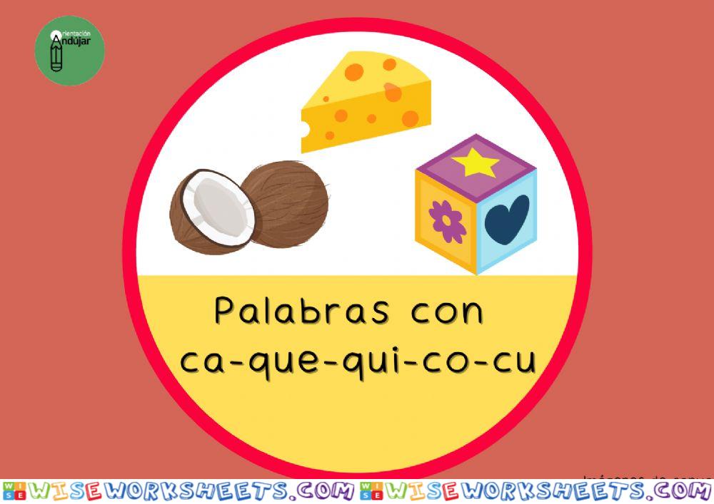 Ca, Co, Cu, Que, Qui