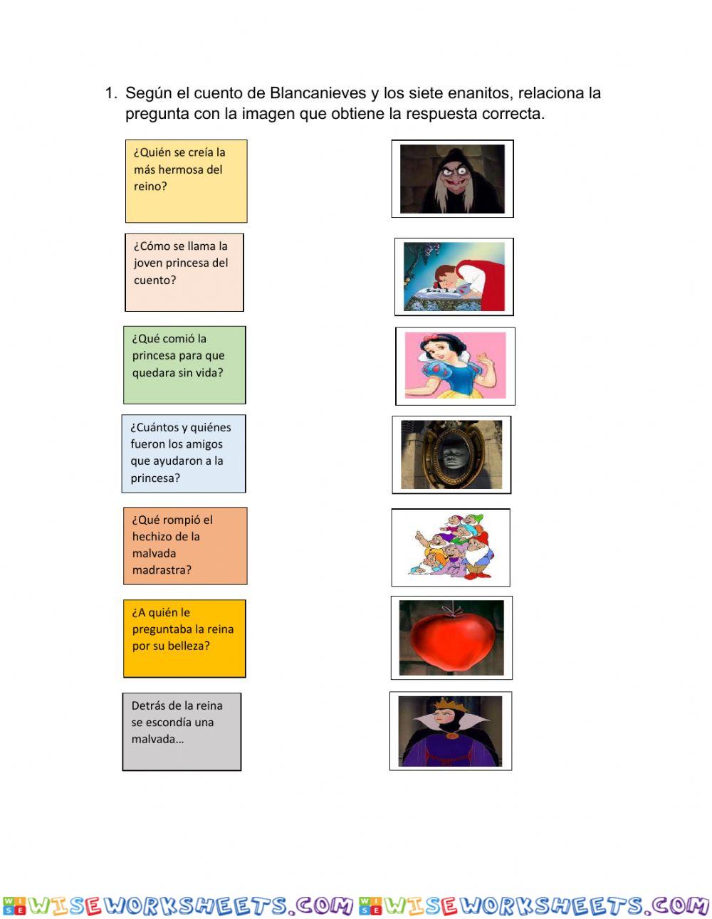 Descripción de personas en una cuento