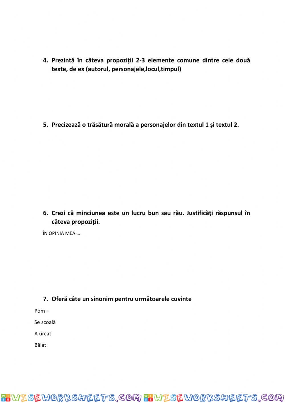 worksheet