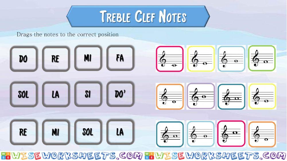 Treble Clef Notes