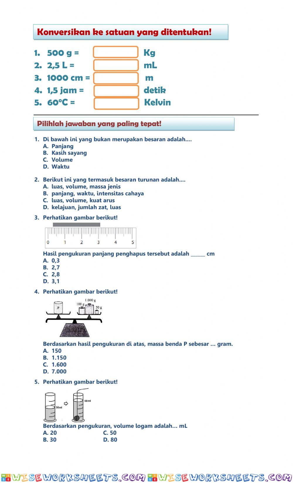 worksheet