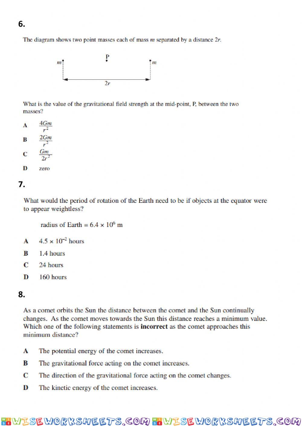 worksheet