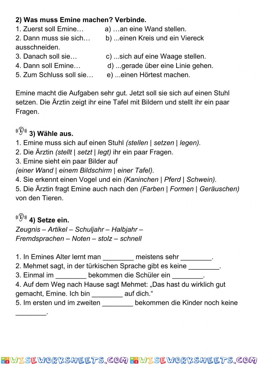 worksheet
