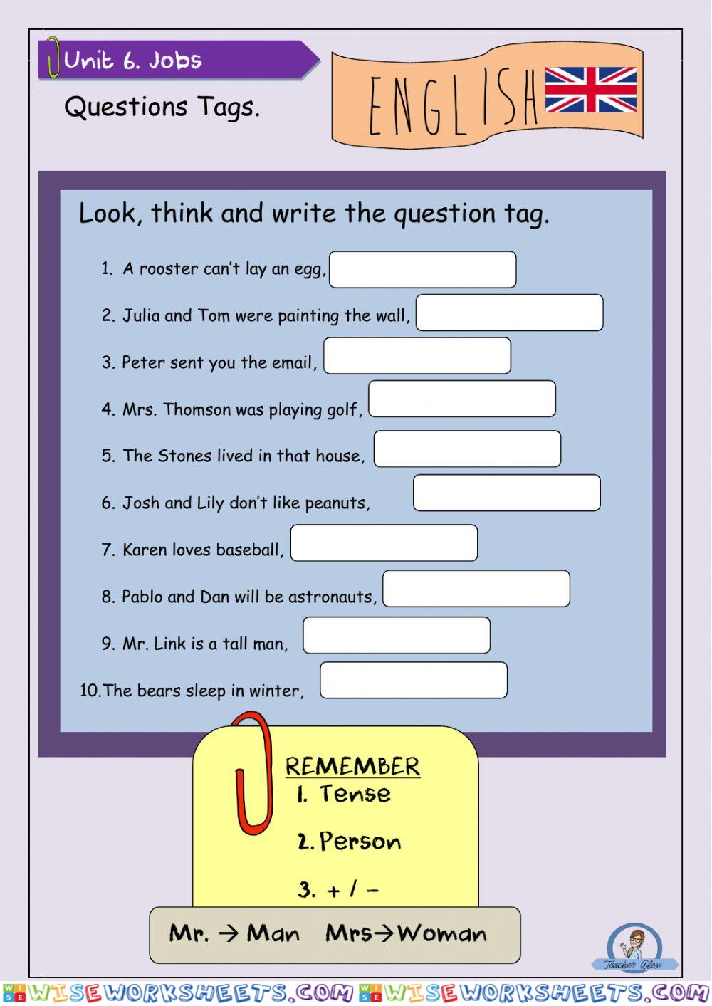Question Tags