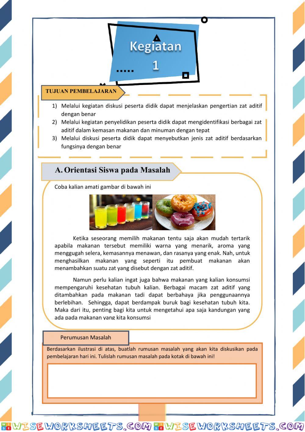 worksheet