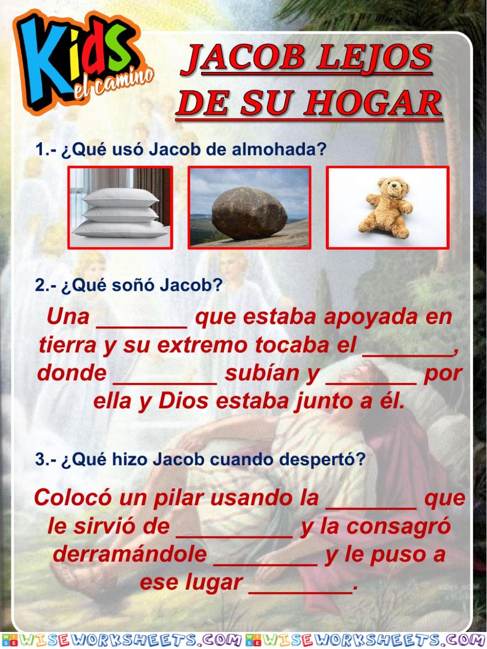 Jacob lejos de su hogar