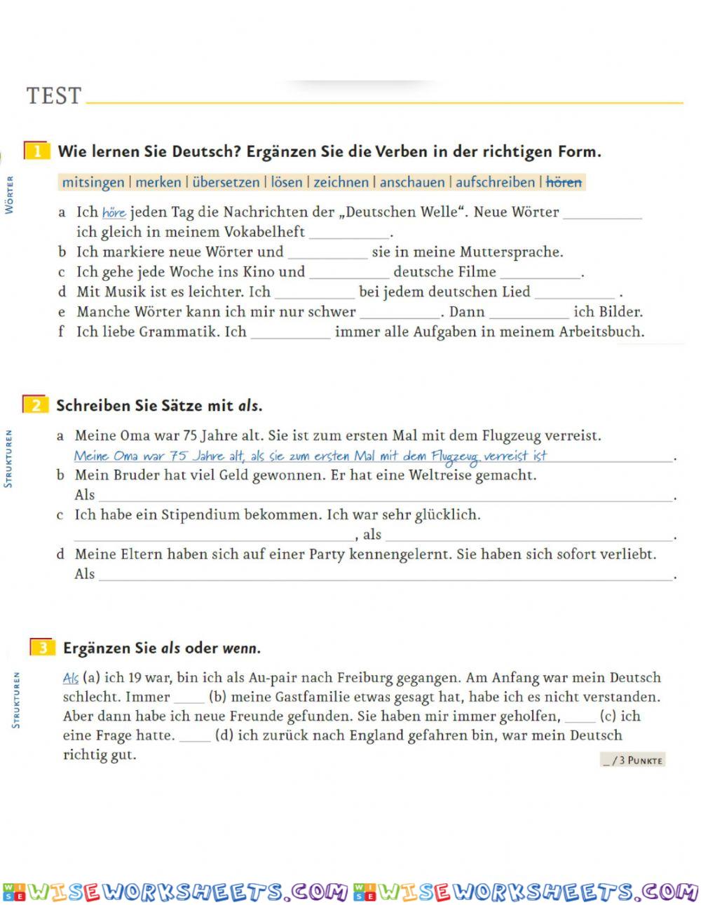 worksheet
