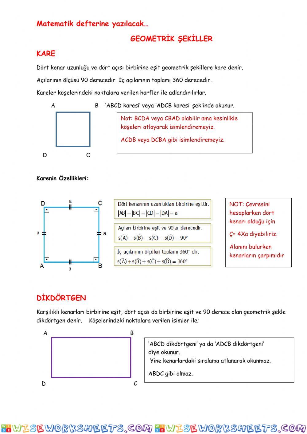 Matematik geometri