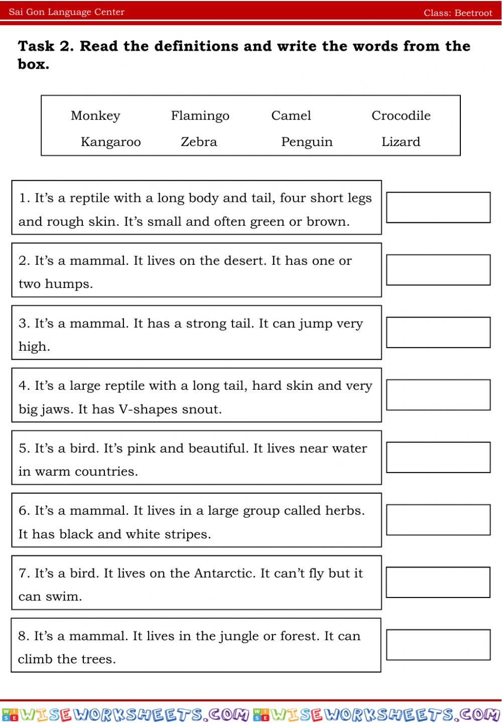 worksheet