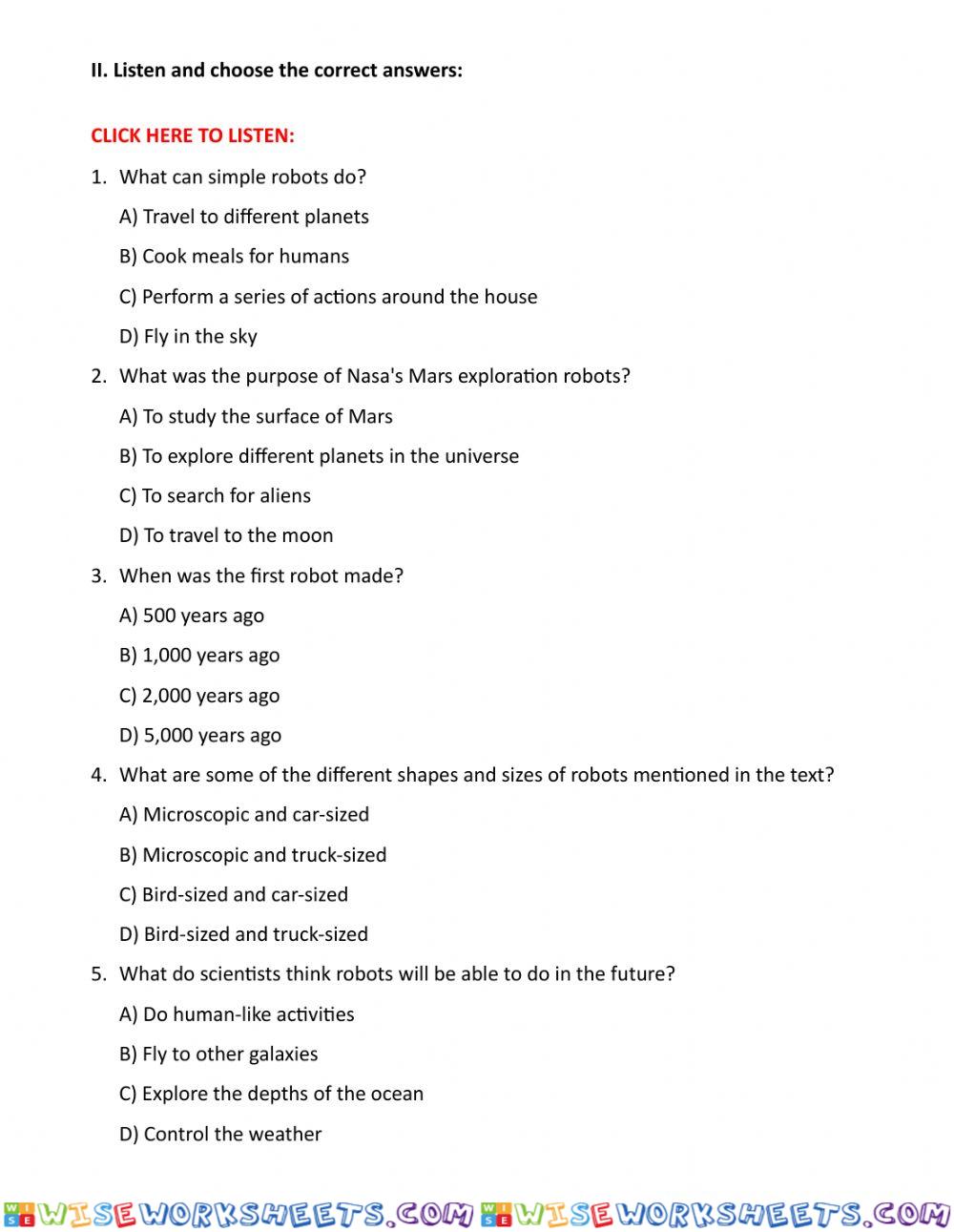 worksheet