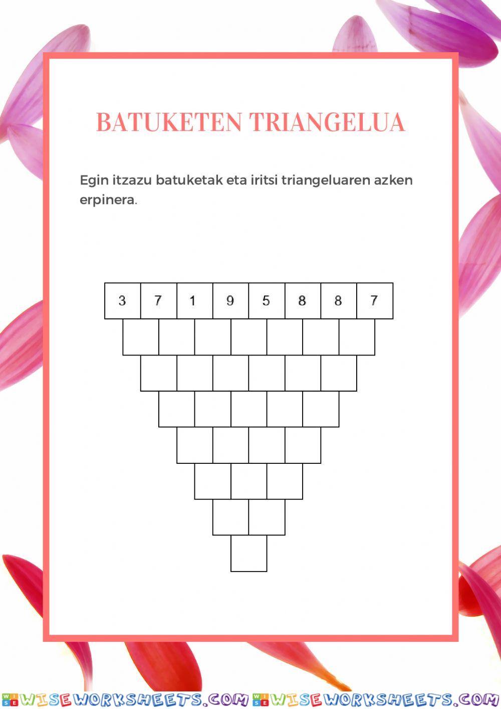 Batuketen triangelua